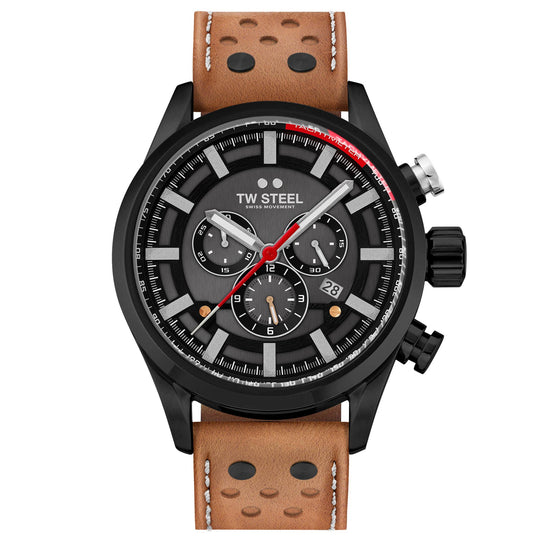 TW Steel Men's Brown Swiss Volante Watch SVS209
