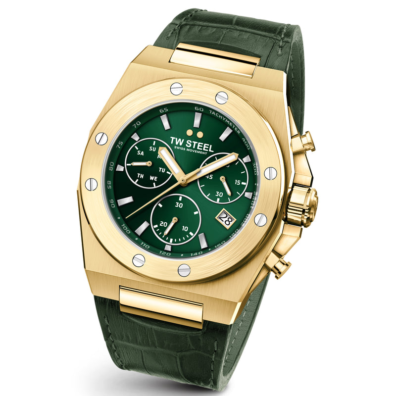 Chronograph Watch - TW Steel Men's Green CEO Tech Watch CE4085
