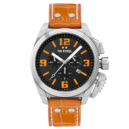 TW Steel Men's Orange Canteen Watch TW1012