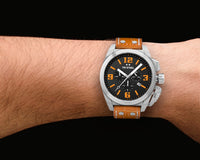 Chronograph Watch - TW Steel Men's Orange Canteen Watch TW1012