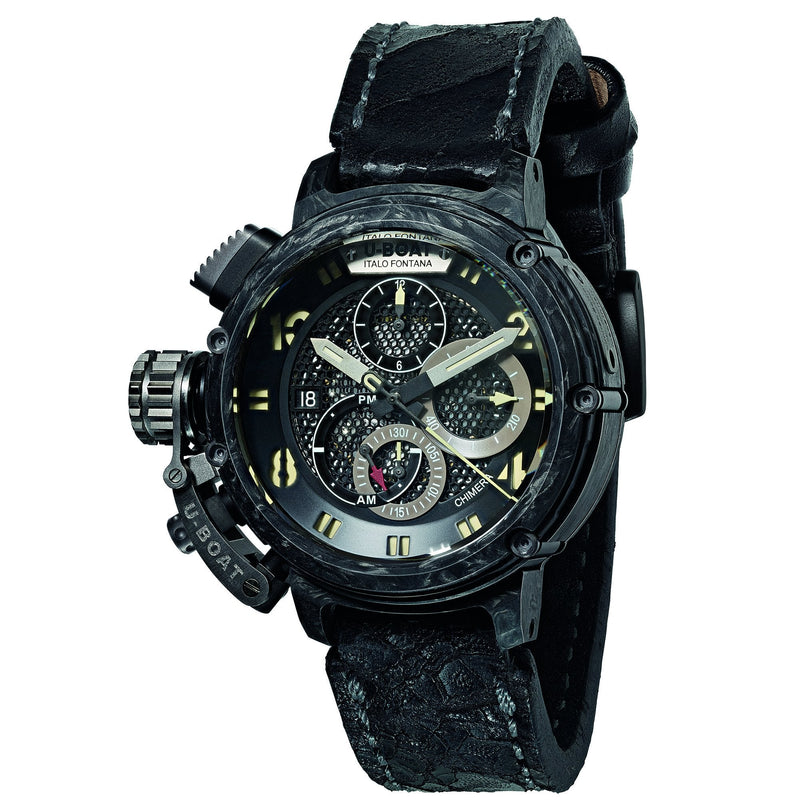 Chronograph Watch - U-Boat 8057 Men's Black Chimera Chronograph Watch
