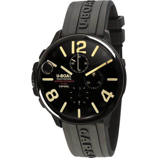 U-Boat 8109/B Men's Black Capsoil Chronograph Watch