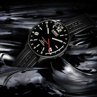 Chronograph Watch - U-Boat 8770 Men's Black Capsoil Doppiotempo GMT Watch