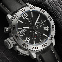Chronograph Watch - U-Boat 9016 Men's Black Doppiotempo Chronograph Watch