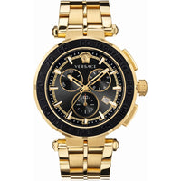 Chronograph Watch - Versace Greca Chrono Men's Gold Watch VEPM00720
