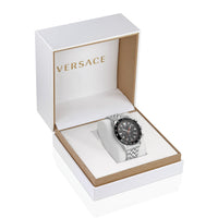 Chronograph Watch - Versace Hellenyium Men's Black Watch VE2U00322