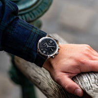 Chronograph Watch - Vescari Chestor Black Chronograph Watch VSC-02SB-3