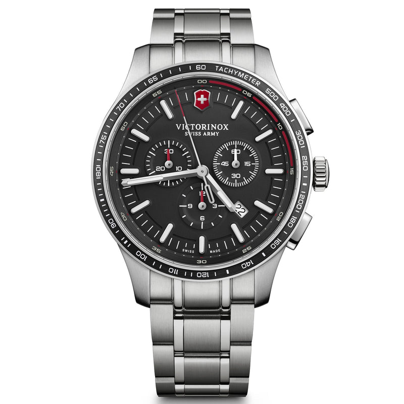 Chronograph Watch - Victorinox Alliance Sport Chrono Men's Silver Watch 241816