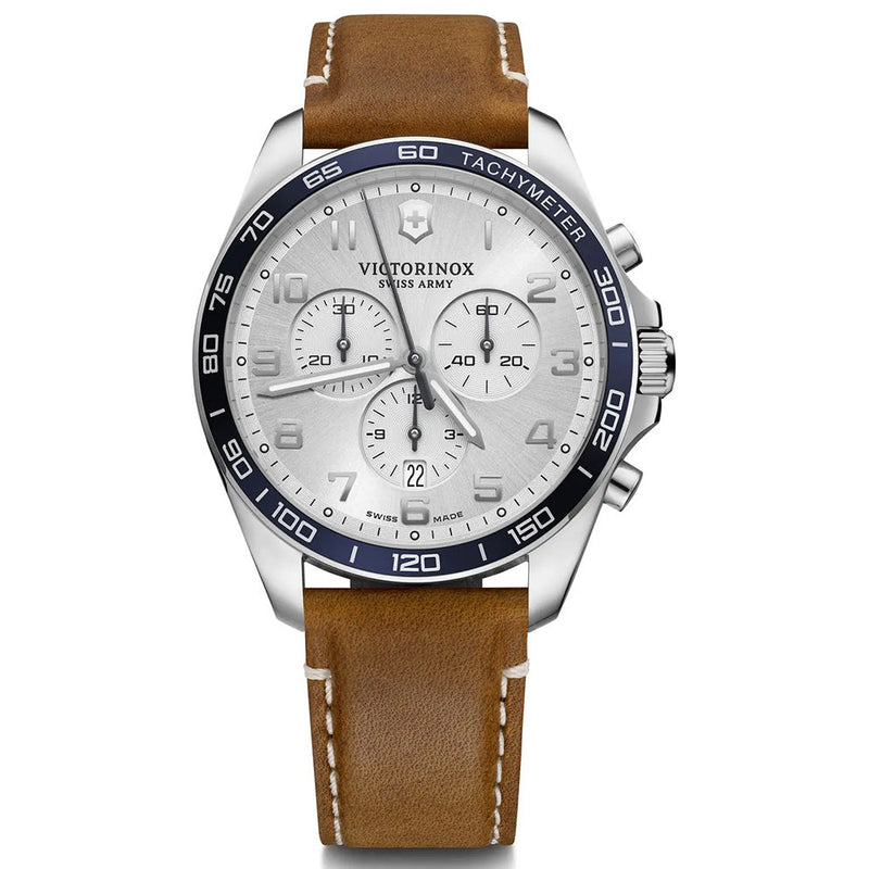 Chronograph Watch - Victorinox FieldForce Classic Chrono Men's Brown Watch 241900