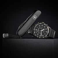 Chronograph Watch - Victorinox FieldForce Sport Chrono Men's Black Watch 241926.1