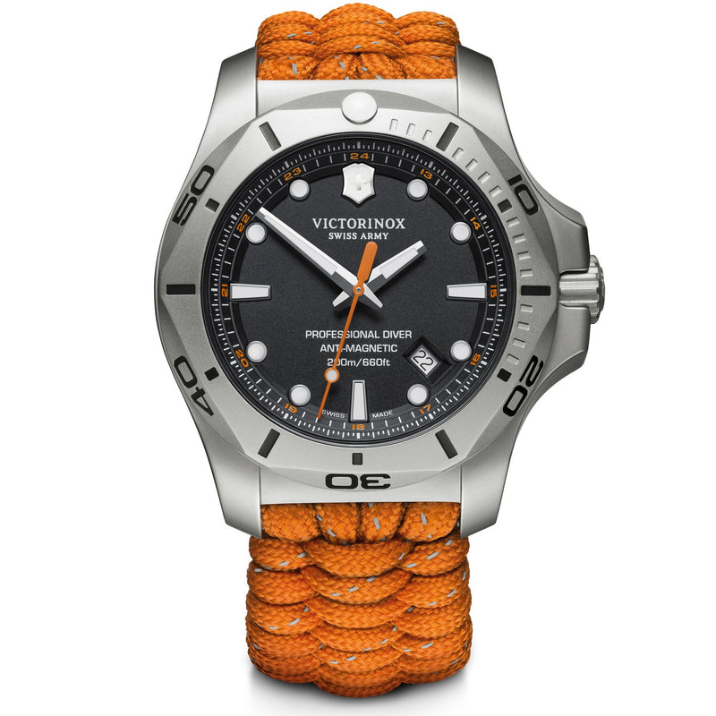 Victorinox I.N.O.X. Pro Diver Men s Orange Watch 241845 from
