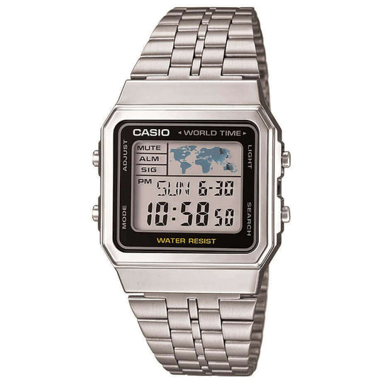 Casio Collection Unisex Silver Watch A500WEA-1EF