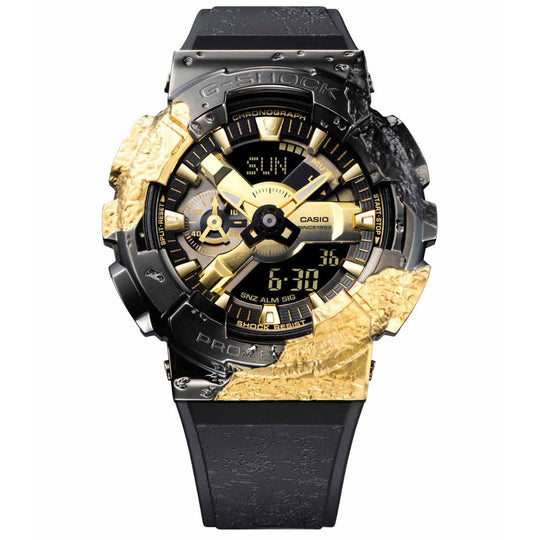 Casio G-Shock 40th Anniversary Adventurer's Stone Men's Gold Watch GM-114GEM-1A9ER
