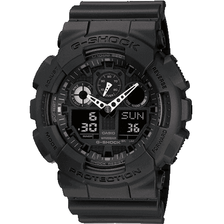 Casio G-Shock Men's Black GA-100-1A1ER
