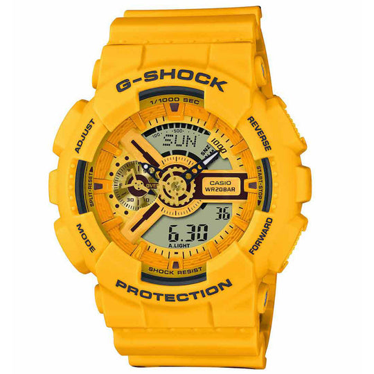 Casio G-Shock Men's Yellow Watch GA-110SLC-9AER