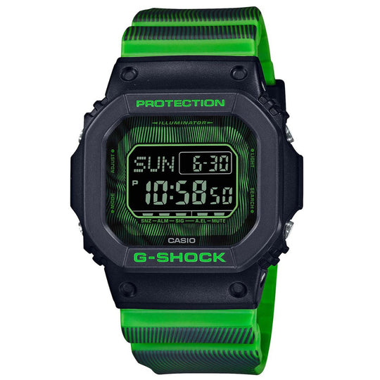 Casio G-Shock Time Distortion Limited Men's Green Watch DW-D5600TD-3ER