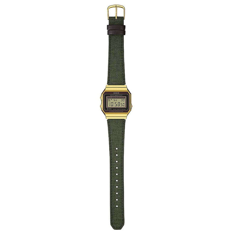 Digital Watch - Casio Retro Vintage A700 Unisex Green Watch A700WEGL-3AEF
