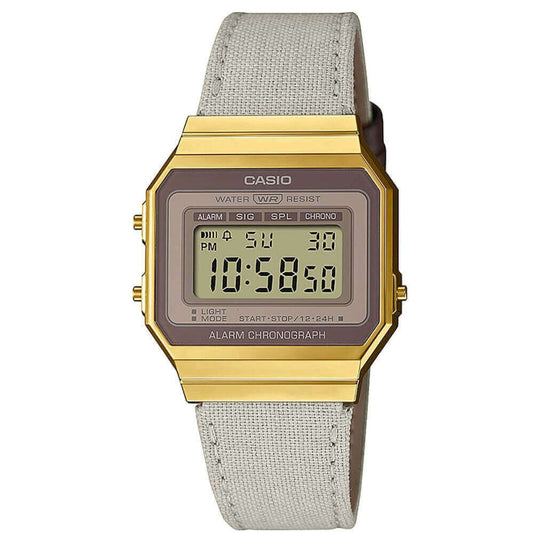 Casio Retro Vintage A700 Unisex Grey Watch A700WEGL-7AEF