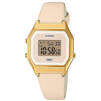 Digital Watch - Casio Vintage Ladies Cream Watch LA680WEGL-4EF