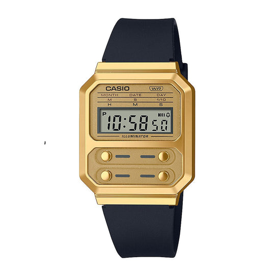 Casio Vintage Men's Gold Watch A100WEFG-9AEF