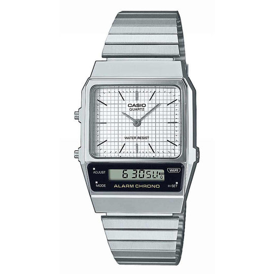Casio Vintage Men's Silver Watch AQ-800E-7AEF