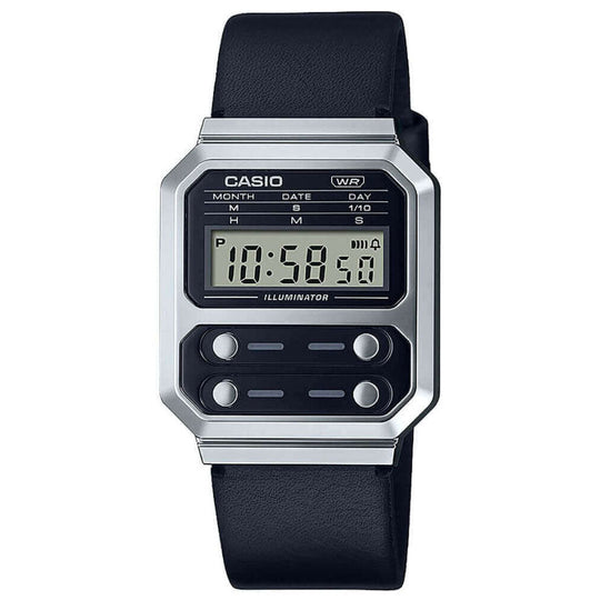 Casio Vintage Unisex Black Watch A100WEL-1AEF
