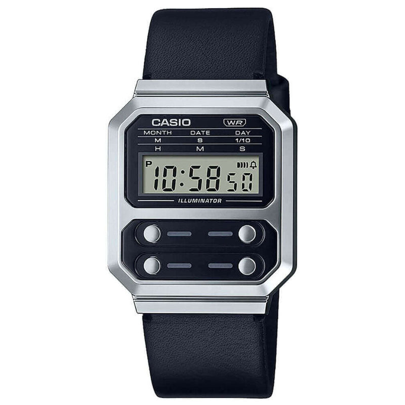 Digital Watch - Casio Vintage Unisex Black Watch A100WEL-1AEF
