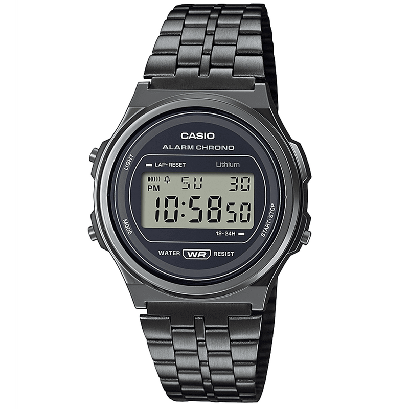 Digital Watch - Casio Vintage Unisex Black Watch A171WEGG-1AEF