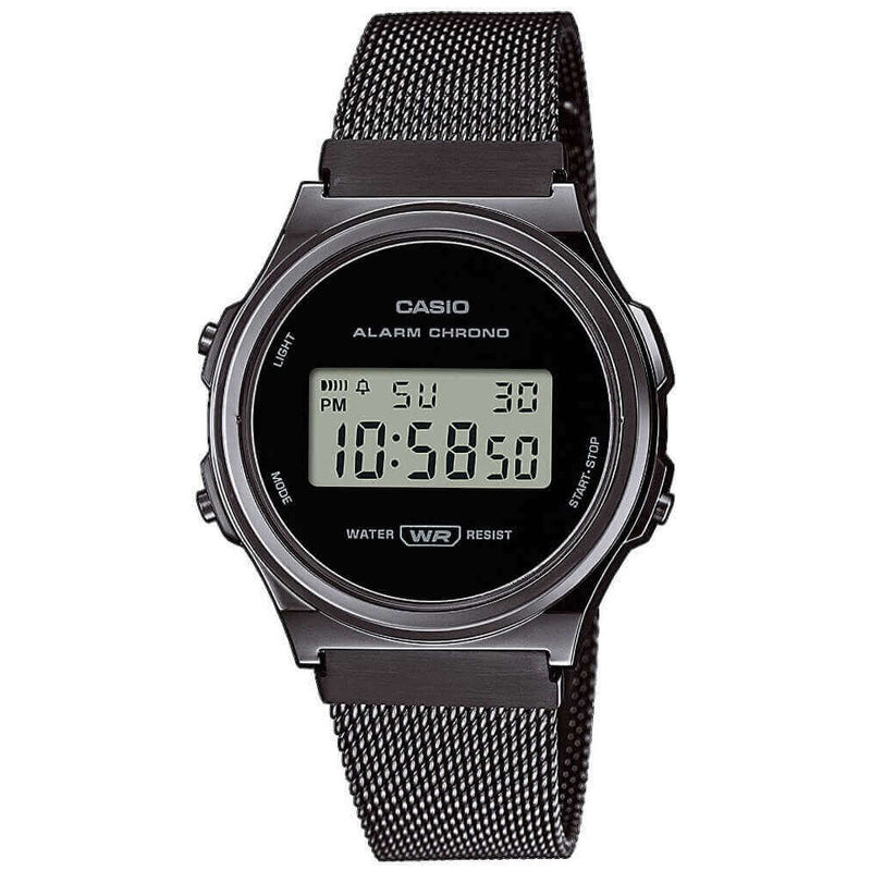 Digital Watch - Casio Vintage Unisex Black Watch A171WEMB-1AEF