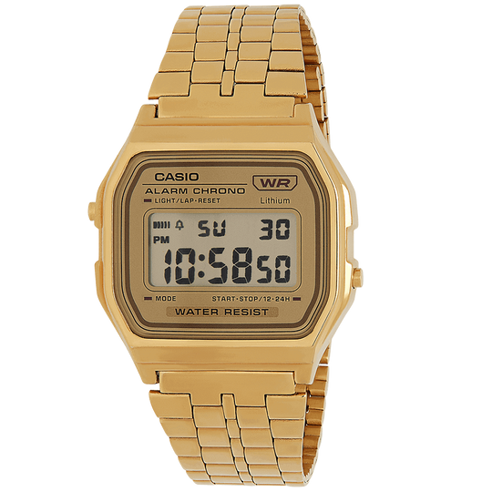 Casio Vintage Unisex Gold Watch A158WETG-9AEF