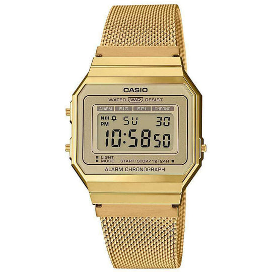 Casio Vintage Unisex Gold Watch A700WEMG-9AEF