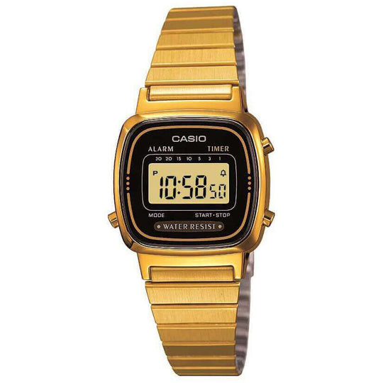 Casio Vintage Unisex Gold Watch LA670WEGA-1EF