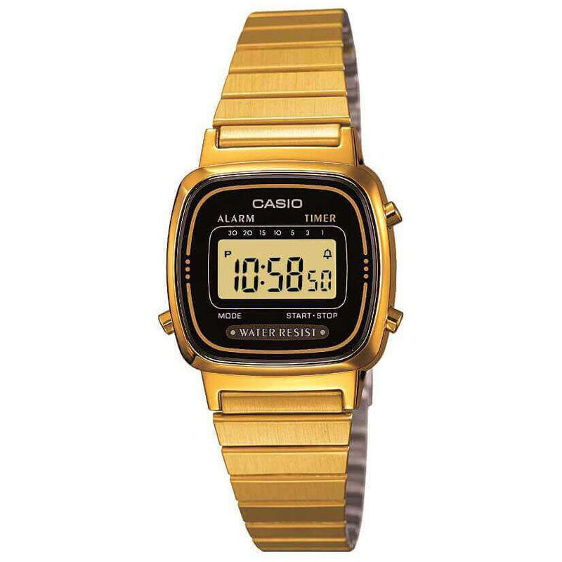 Digital Watch - Casio Vintage Unisex Gold Watch LA670WEGA-1EF