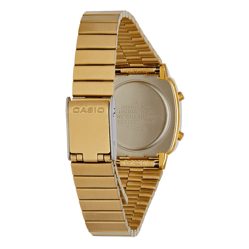 Digital Watch - Casio Vintage Unisex Gold Watch LA670WEGA-1EF