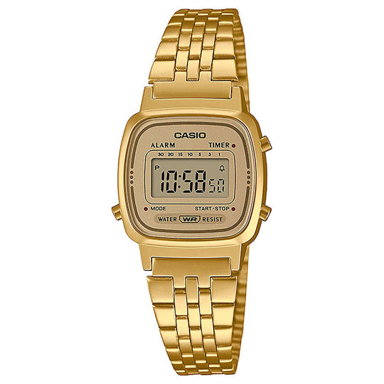 Casio Vintage Unisex Gold Watch LA670WETG-9AEF
