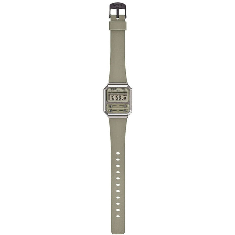 Digital Watch - Casio Vintage Unisex Green Watch A100WEF-3AEF