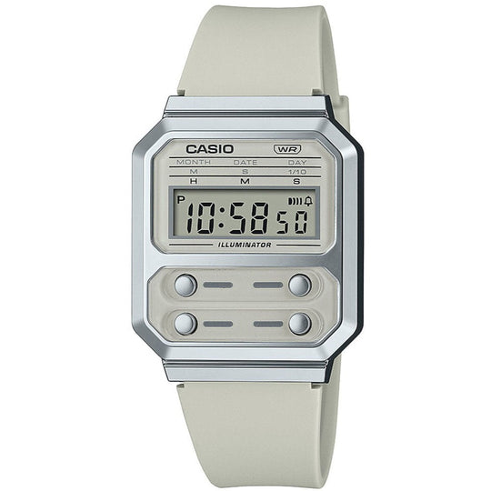 Casio Vintage Unisex Grey Watch A100WEF-8AEF