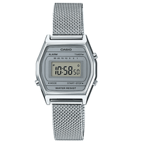 Digital Watch - Casio Vintage Unisex Silver Watch LA690WEM-7EF