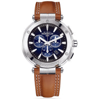 Herbelin Montre Newport Chrono Men's Blue Watch 37688/35GON