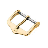 Hirsch Tradition Buckle Stainless Steel 18mm Golden Coating BC10301