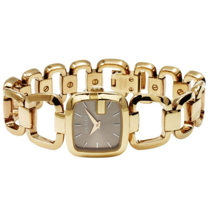 Gucci YA125511 Ladies G-Gucci Gold Watch
