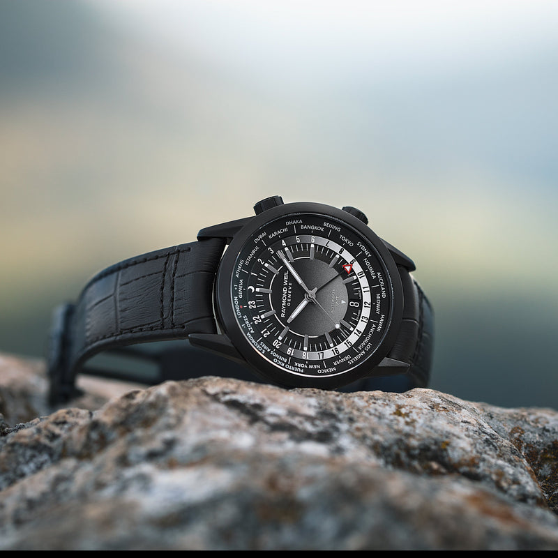 Mechanical - Raymond Weil Men's Freelancer GMT Black Watch 2765-BKC-20001
