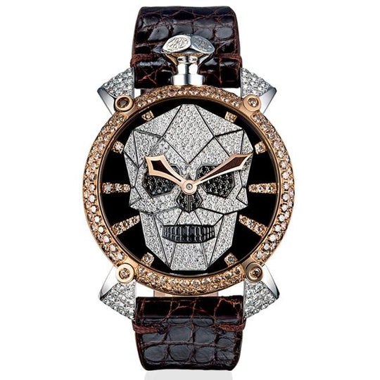 Gaga Milano Men's Black Manuale Bionic Mechanical Watch 5061D01S