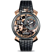 Mechanical Watch - Gaga Milano Men's Black Neymar Mechanical Watch 5511INJD2QB0D