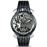 Mechanical Watch - Gaga Milano Men's Black Neymar Mechanical Watch 5515INJD1SH0F