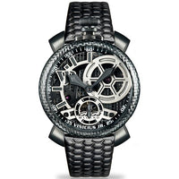 Mechanical Watch - Gaga Milano Men's Black Vinicius Mechanical Watch 5516IVJ01QB