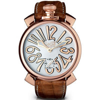 Mechanical Watch - Gaga Milano Men's Brown Manuale Mechanical Watch 5011.08S