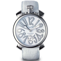 Mechanical Watch - Gaga Milano Men's White Manuale Mechanical Watch 5010.10S