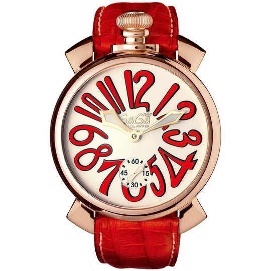 Gaga MilanoMen's Red Manuale Mechanical Watch 5011.10S