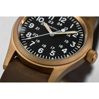 Mechanical Watch - Hamilton Khaki Field Bronze Mechanica Men's Brown Watch H69459530